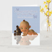 Gefeliciteerd met het worden van een grootmoeder kaart (Gele Bloem)