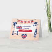 Gefeliciteerd met het worden van een nieuwe Britse Kaart (Voorkant)