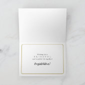 Gefeliciteerd met Humor Bride Groom over het huwel Kaart (Binnen)