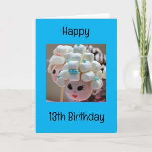 GEFELICITEERD MET JE "13e VERJAARDAG" EEN LIEF JON Kaart