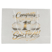 Gefeliciteerd met je 1e Solo Vlucht