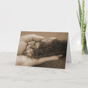 Gefeliciteerd met je adoptie! kaart