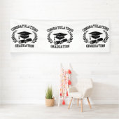 Gefeliciteerd met je afstuderen 4x12 Vinyl Banner (Insitu)