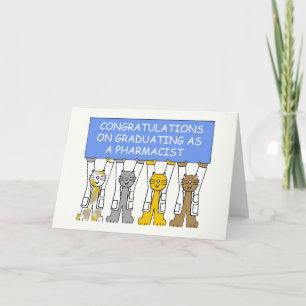 Gefeliciteerd met je afstuderen als apotheker kaart