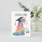 Gefeliciteerd met je afstuderen briefkaart (Staand voorkant)