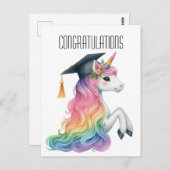 Gefeliciteerd met je afstuderen briefkaart (Voorkant / Achterkant)