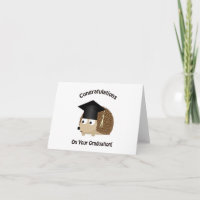 Gefeliciteerd met je Afstuderen egel