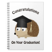 Gefeliciteerd met je Afstuderen egel Notitieboek (Voorkant)