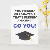 Gefeliciteerd Met Je Afstuderen Kaart (Gele Bloem)