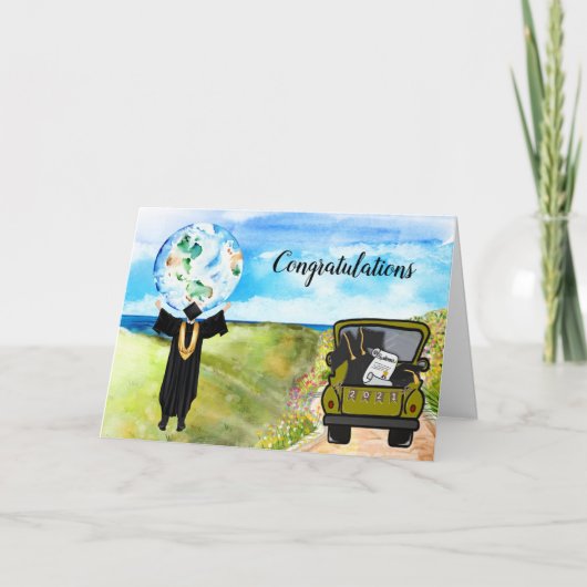 Gefeliciteerd met je Afstuderen Kaart (Voorkant)