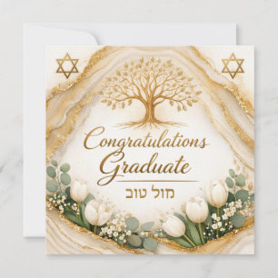 Gefeliciteerd met je afstuderen kaart Boom des L
