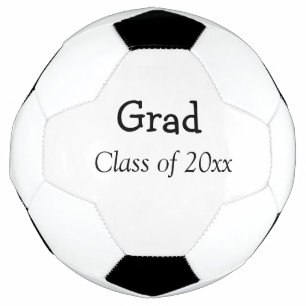 Gefeliciteerd met je afstuderen klas van 20xx voeg voetbal