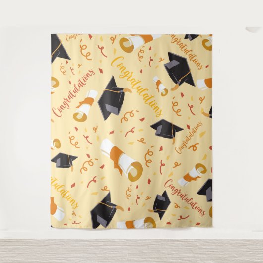 Gefeliciteerd met je afstuderen wandkleed (Voorkant)