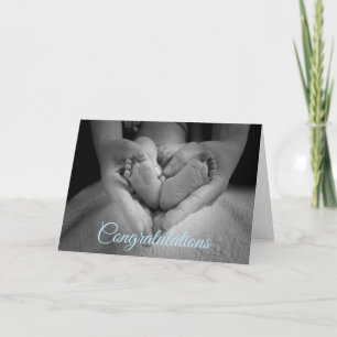 Gefeliciteerd met je Baby Boy Kaart
