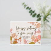 Gefeliciteerd met je Baby Briefkaart (Staand voorkant)