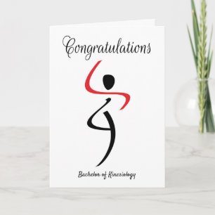 Gefeliciteerd met je bachelor kinesiologie kaart