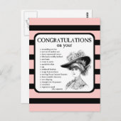 Gefeliciteerd met je... briefkaart (Voorkant / Achterkant)