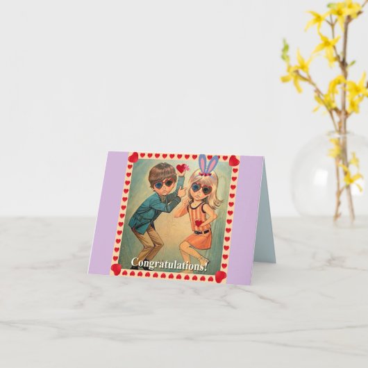 Gefeliciteerd met je creditcard kaart (Gele Bloem)