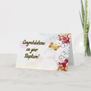 Gefeliciteerd met je doop! kaart