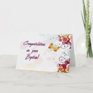 Gefeliciteerd met je doop! kaart