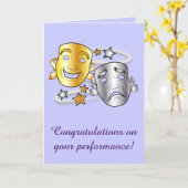 Gefeliciteerd met je dramaserie kaart (Gele Bloem)