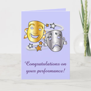Gefeliciteerd met je dramaserie kaart