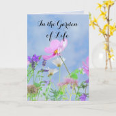 Gefeliciteerd met je echtscheiding kaart (Gele Bloem)