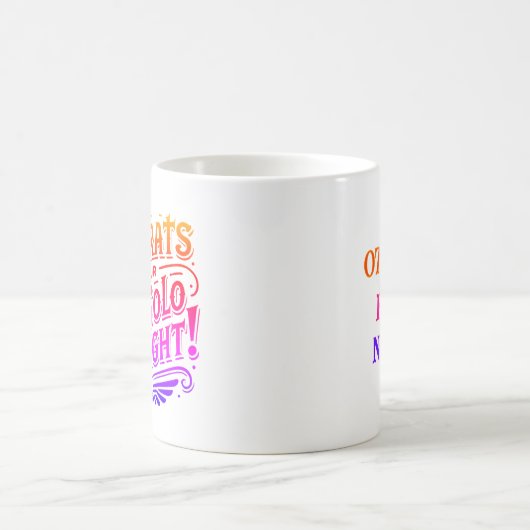 Gefeliciteerd met je eerste Solo Flight Coffee Mok (Center)