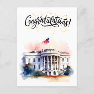 Gefeliciteerd met je eerste verkiezing briefkaart