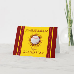 Gefeliciteerd met je Grand Slam, Baseball Kaart
