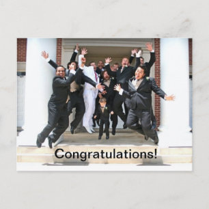 Gefeliciteerd met je huwelijk briefkaart