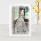 Gefeliciteerd met je huwelijk kaart (Gele Bloem)