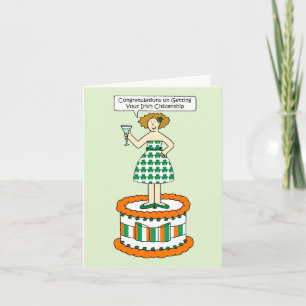 Gefeliciteerd met je Ierse nationaliteit Kaart