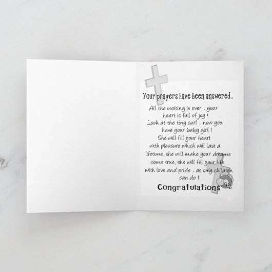 Gefeliciteerd met je ! kaart (Binnen)