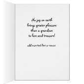 Gefeliciteerd met je kleinzoon, grootouders, (Binnen (Rechts))