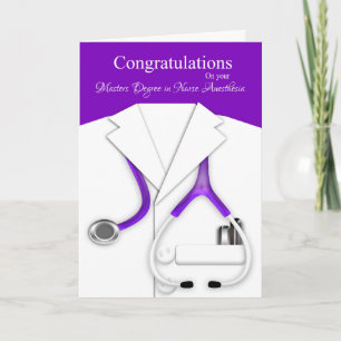 Gefeliciteerd met je master anesthesie kaart
