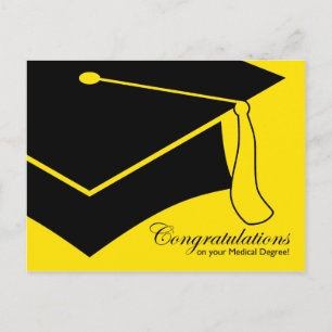 Gefeliciteerd met je medische diploma! briefkaart