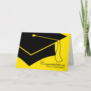 Gefeliciteerd met je medische diploma! kaart