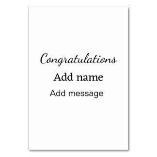 Gefeliciteerd met je naambericht eenvoudig afstude kaart