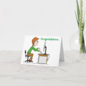 GEFELICITEERD MET JE ***NIEUWE BAAN*** KAART (Voorkant)