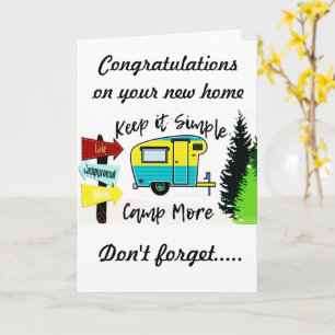 ** GEFELICITEERD MET JE NIEUWE CAMPER** KAART