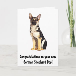 Gefeliciteerd met je nieuwe Duitse herder Kaart