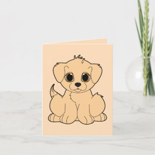 Gefeliciteerd met je nieuwe Golden Retriever Kaart