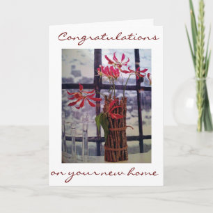 GEFELICITEERD MET JE NIEUWE HUIS KAART