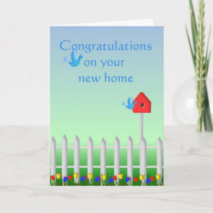 Gefeliciteerd met je nieuwe huis kaart