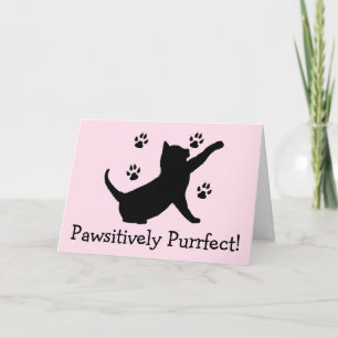 Gefeliciteerd met je nieuwe kitten met Paw Prints Kaart