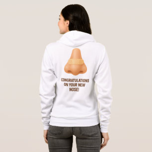 Gefeliciteerd met je nieuwe neus hoodie