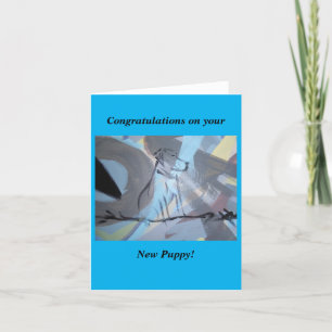 Gefeliciteerd met je nieuwe Pup Blank Kaart