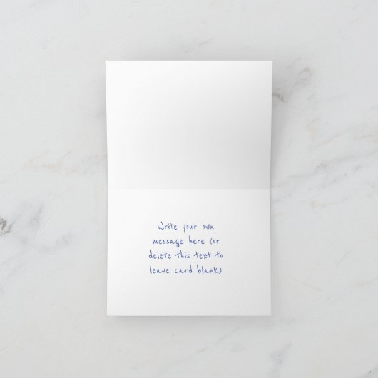 Gefeliciteerd met je nuchtere verjaardag Persoonli Kaart (Binnen)