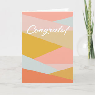 Gefeliciteerd met je pastel kaart